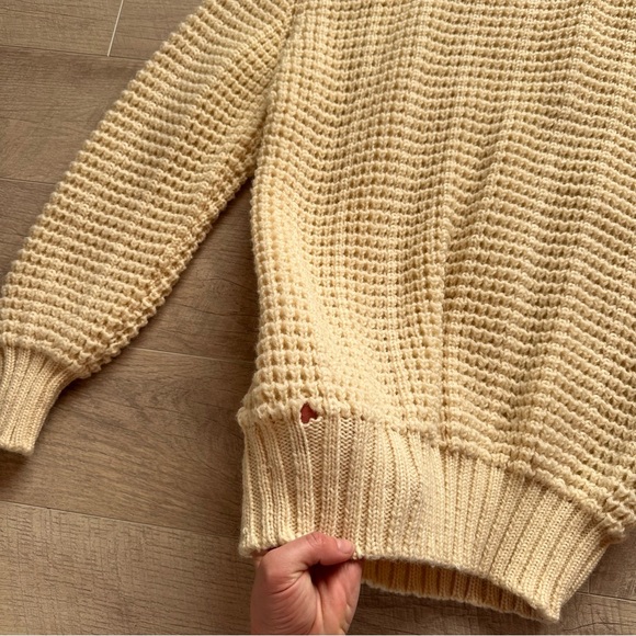 100% Irish Wool Sweater Handloomed - Picture 11 of 11